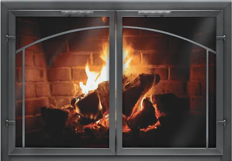 Thermo-Rite Normandy DLX arched double fireplace door